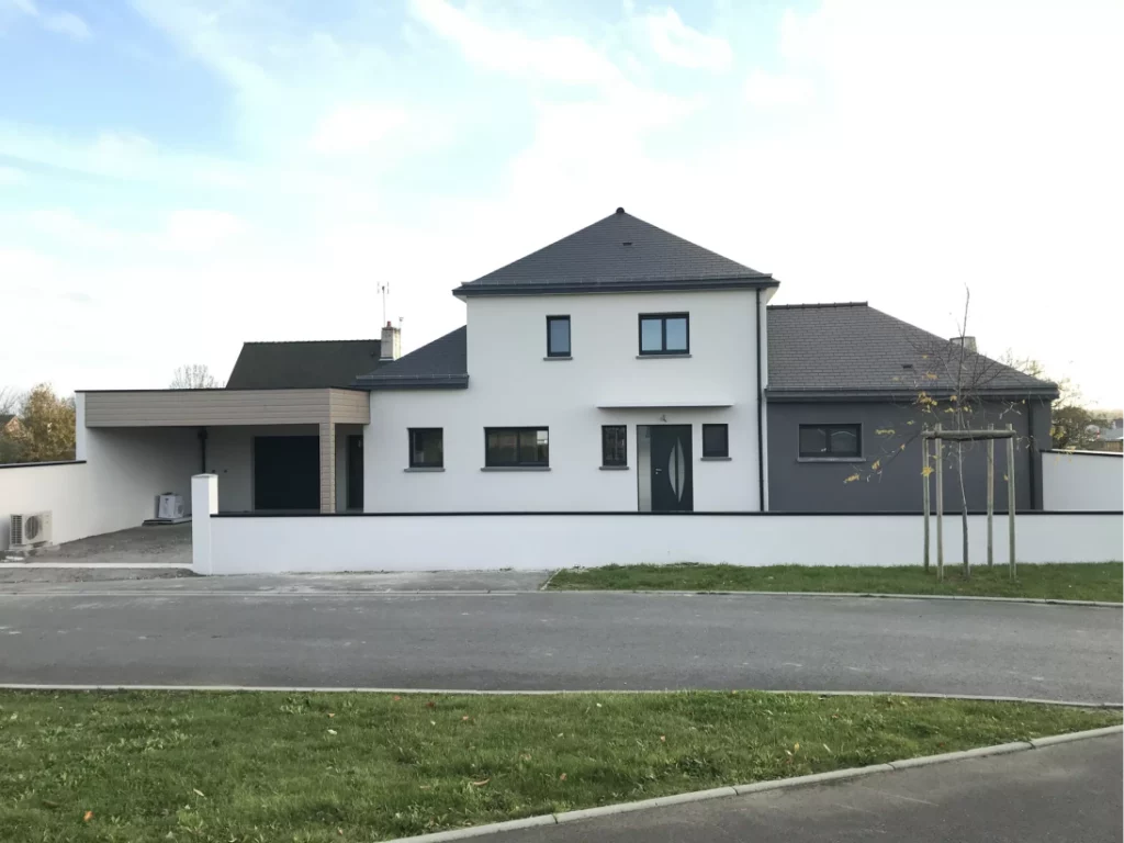 Neology Constructeur De Maison Lamballe Maison Avec Etage Toit Ardoise 140 M2 Ploubalay 22 1