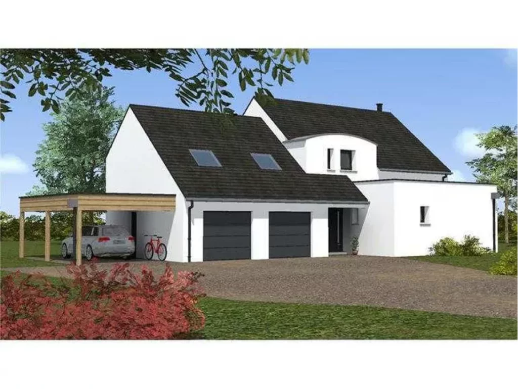 Neology Constructeur De Maison Lamballe Maison Avec Une Architecture Traditionnelle Contemporaine Et 1